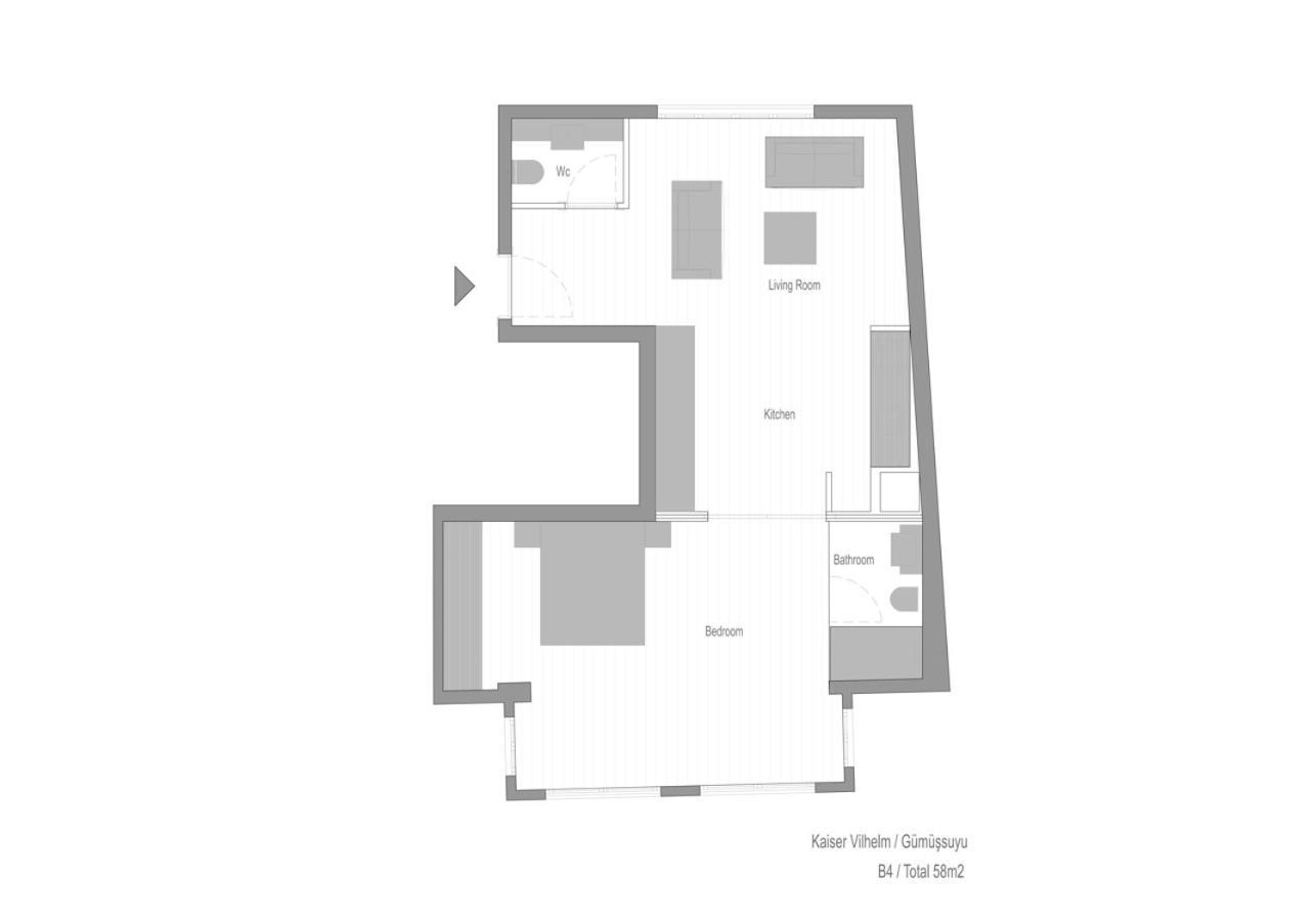 X Flats Vilhelm Apartment Istanbul Luaran gambar
