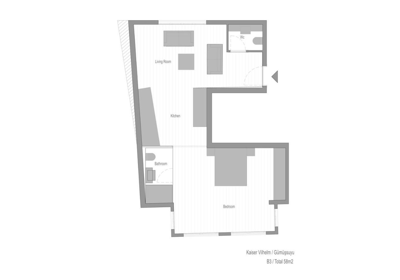 X Flats Vilhelm Apartment Istanbul Luaran gambar